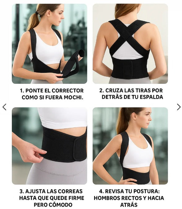 CORRECTOR DE POSTURA AJUSTABLE